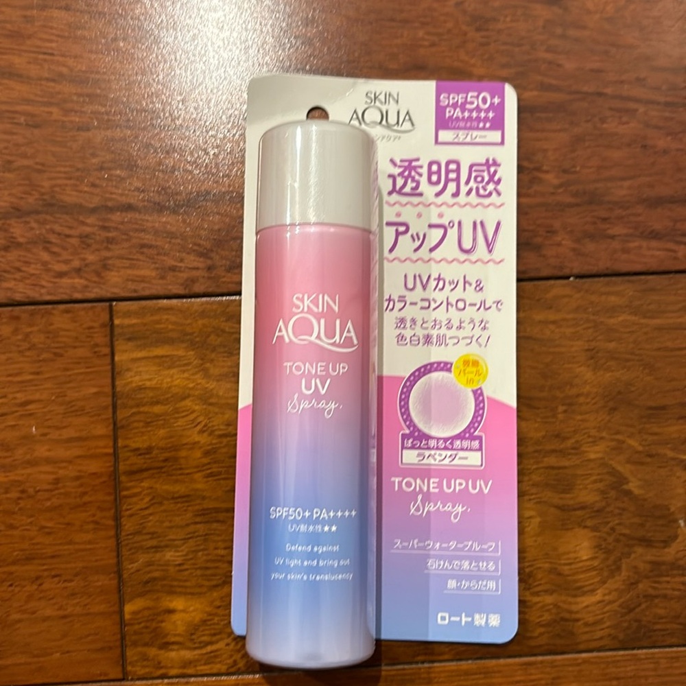 Rohto Skin Aqua Tone Up UV Spray SPF 50+ BNIB